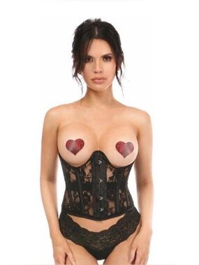 Daisy Corset LAVISH Lace Top Gothic Pirate Halloween Costume Waist Trainer 3X